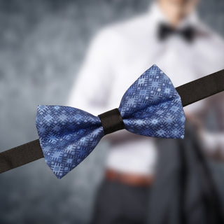 Vīriešu tauriņš | kolekcija «Nouveau ethno» | zilā krāsā