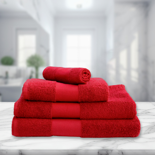 Klasiskais frotē dvielis «OLIMA 450» | Sarkans