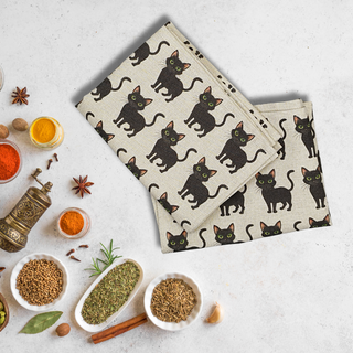 Lina dvielis | Kaķis ziņkārīgais