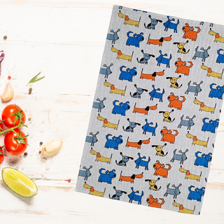 Lina dvielis | Raibi spilgtie suņi