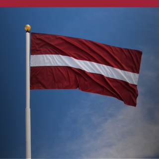 Latvijas karogi mastam