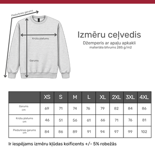 Klasiskais flīsa džemperis | Debesu zils