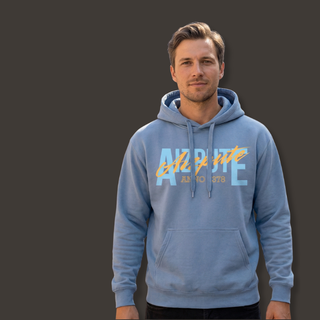 Hūdijs ar apdruku "Aizpute. Anno 1378." | Pelēcīgi zils (Stone blue)
