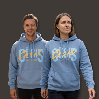 Hūdijs ar apdruku "Cēsis. Anno 1323." | Pelēcīgi zils (Stone blue)