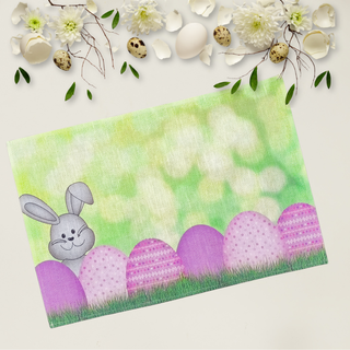 Lina dvielis - galda dekors | Ziņkārīgais zaķis