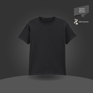 Pamata T-krekls bērniem | 150 g/m² | Melns