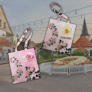 Tukuma Rožu svētku maisiņš – radīts no 50 metrus gara karoga | diz. 1