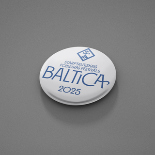 Nozīmīte vai magnēts | 31 mm | Festivāls Baltica