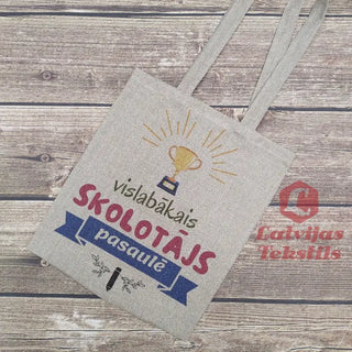 Lina Auduma Maisi «Vislabkais Skolotjs Pasaul» | Kolekcija «Mci.mli.iedvesmo.»